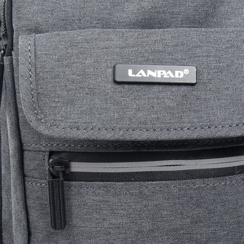 Мужская сумка планшет Lanpad серая (33084): Пол Мужской