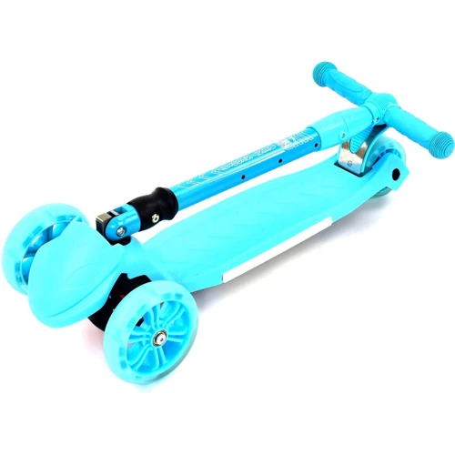 Самокат Best Scooter А24724/769-1 Голубой: Тип колес литые