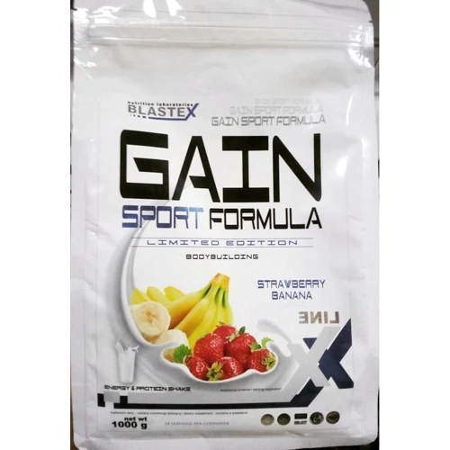 Гейнер Blastex Gain Sport Formula 1000 g /14 servings/ Strawberry-Banana