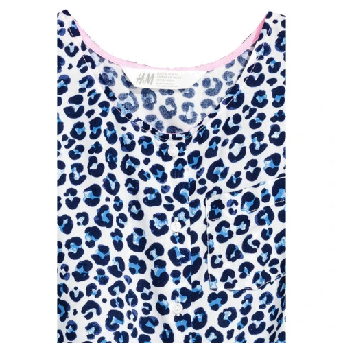 Блуза H&M 5114146 164 см темно-синяя: Тип Блузы