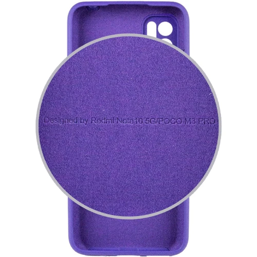 Чехол для телефонов Mobile Case Silicone Cover Shield Camera Purple for Xiaomi Redmi Note 10 5G / Poco M3 Pro / Poco M3 Pro 5G: Тип накладка на заднюю часть