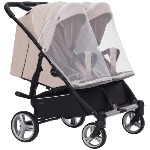 Універсальна коляска 2 в 1 для двійні Carrello Connect Cotton Beige (CRL-5502/1 Cotton Beige) фото 10