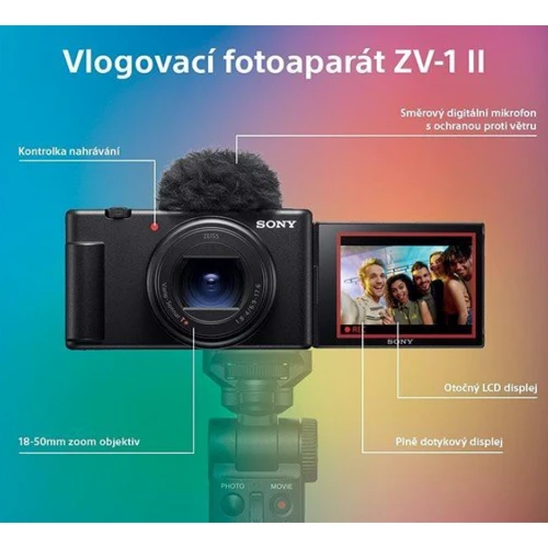Sony ZV-1 II (ZV1M2/B.CE3): Размер дисплея 3", 921600