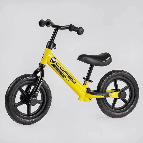Беговел Corso J 12" (J-0010): Цвет желтый