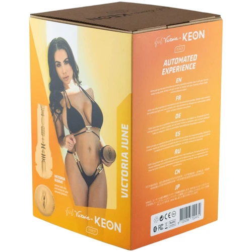 Интерактивная секс-машина для мужчин Kiiroo Keon Kombo Set с мастурбатором Feel Victoria June