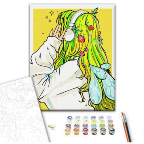 Картина по номерам Brushme Playlist феи @nila_art_art 40х50 см (BS53520): Производитель Brushme