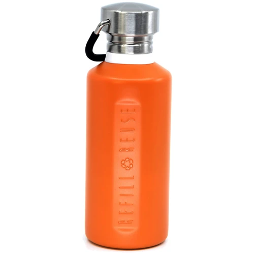 Детская бутылка для воды Cheeki Classic Single Wall 500 мл Orange фото 4