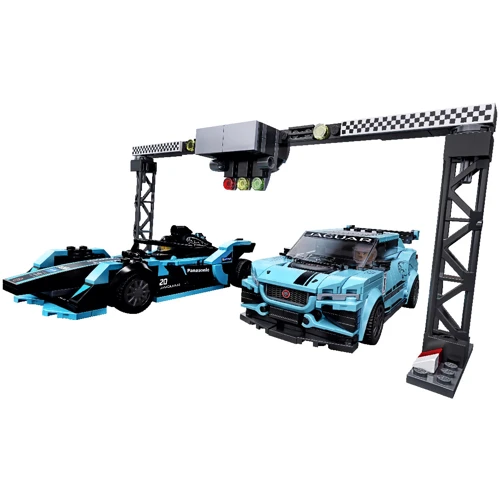 LEGO Speed Champions Formula E Panasonic Jaguar GEN2 и I-PACE (76898): Количество деталей, шт. 565