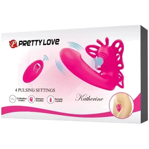 Мультифункциональный вибростимулятор с ДУ Pretty Love Katherine Magenta, BI-014849W-1