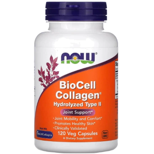 Now Foods BioCell Collagen Коллаген гидролизованный II типа 120 вегетарианских капсул