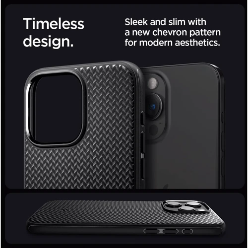 Чехол для iPhone Spigen Core Armor MagFit Matte Black (ACS06467) or iPhone 15 Pro: Материалы поликарбонат и полиуретан
