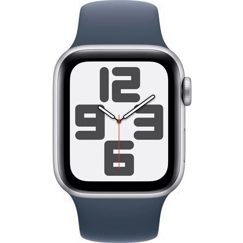 Apple Watch SE 2 2023 40mm GPS Silver Aluminum Case with Storm Blue Sport Band - S/M (MRE13) Approved Витринный образец: Производитель Apple