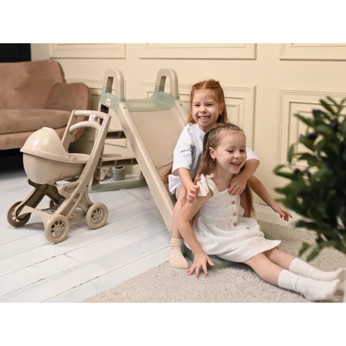 Детская горка Doloni Toys 140 см ЭКО, бежевая (0140/02eco) фото 5