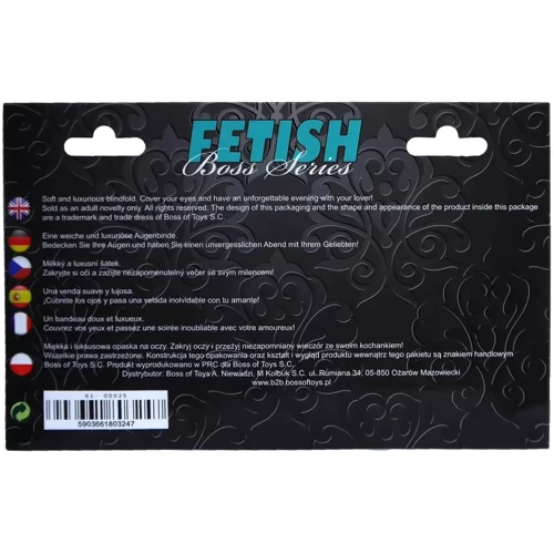 Атласна маска BOSS of TOYS Boss Series Fetish - Love Mask Pink, BS6100025