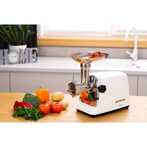 Мясорубка Ardesto MGA-2300J: Дополнительные насадки овощерезка (терка/шинковка), насадка для томатов, насадка для колбасок, насадка «кеббе»