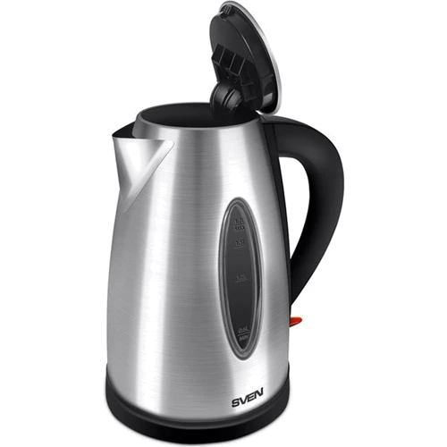 Електрочайник SVEN KT-S1733W Black: Колір нержавіюча сталь / чорний