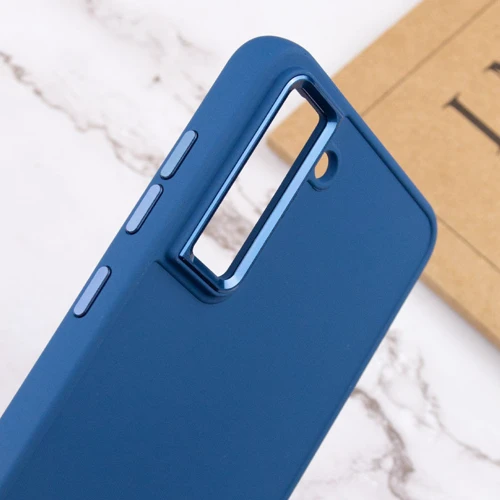 Чехол для телефонов TPU Case Bonbon Metal Style Denim Blue for Samsung S911 Galaxy S23: Цвет синий