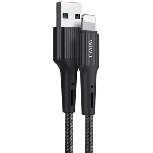 Кабель WIWU Gear G30 Series USB Cable to Lightning 1.2m Black: Тип USB Cable - Lightning