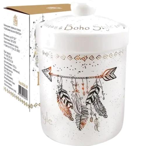 Емкость для сыпучих продуктов S&T "Boho style" 920 мл (6923-20): Тип один предмет