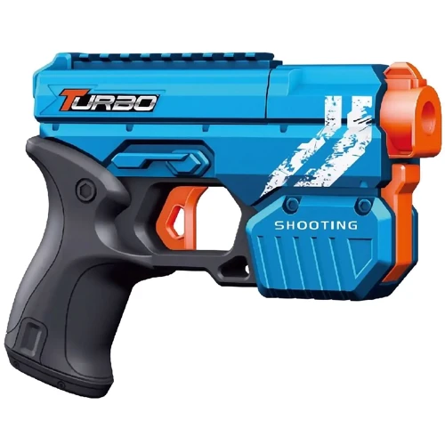 Іграшковий пістолет Turbo Attack Force з м'якими патронами 12 шт. (ВТ324): Виробник Turbo