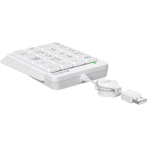Клавіатура A4Tech FK13 White: Кількість клавіш 18