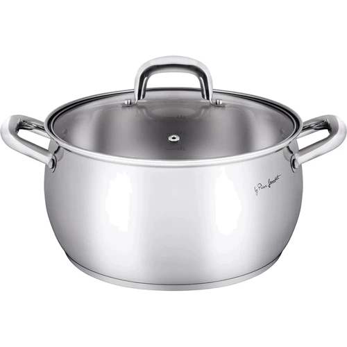 Каструля Lamart Shape 6 л 24 см зі скляною кришкою (LT1162)