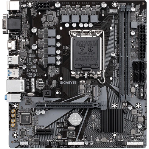 GIGABYTE H610M H V2 DDR4: Оперативная память 2xDDR4 3200 до 64 ГБ