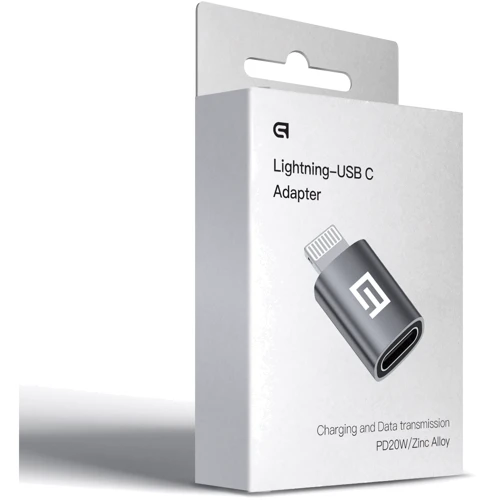 Адаптер ArmorStandart Adapter USB-C to Lightning Black (ARM79618): Колір черный