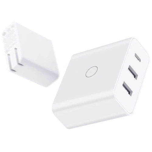 Зарядний пристрій Xiaomi ZMI USB Wall Charger 2xUSB and USB-C 65W White (HA832): Кількість USB-портів 3