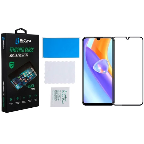 Аксессуар для смартфона BeCover Tempered Glass Black for ZTE Blade A52 (708755)