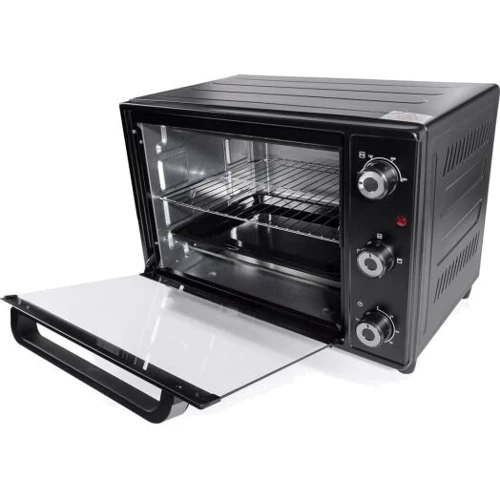 Электродуховка настольная Holmer HEO-242 Black: Размеры 563.3 x 379 x 365