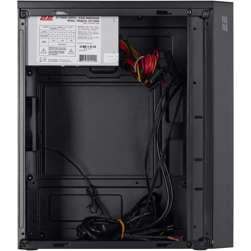 Корпус 2E TeamX TMX03 Black (2E-TMX03): Мощность БП, Вт 400