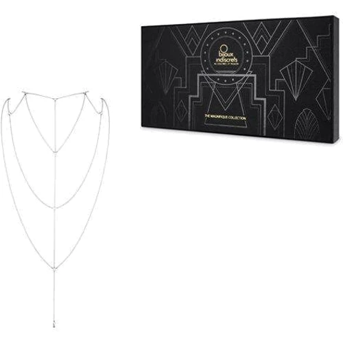 Украшение для спины и декольте Bijoux Indiscrets Magnifique Back and Cleavage Chain - Silver