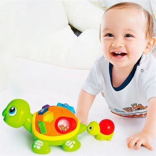Інтерактивна музична іграшка Hola Toys Черепашки (868): Матеріал Пластмасса