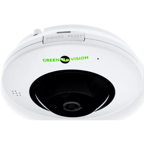 IP камера Green Vision GV-076-IP-ME-DIS40-20 (360) POE: Разрешение 2304x1536