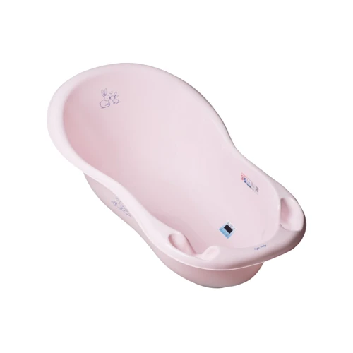 Ванночка со сливом Tega baby KR-005 Lux Кролик 102 см розовая KR-005-104