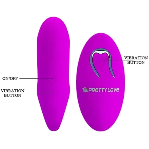 Вибратор для пар Pretty Love - 12 vibration functions, wireless remote control (BI-014482W)