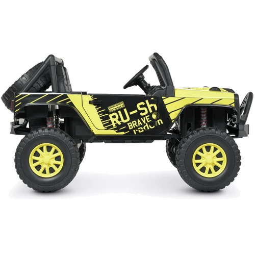 Дитячий електромобіль Джип Bambi Racer, жовтий (M 4878EBLR-6(24V)): Час роботи, хв 60