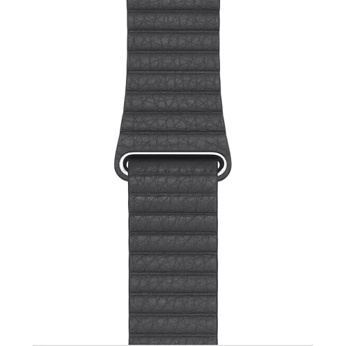 Аксессуар для Watch Apple Leather Loop Band Black Large (MXAC2) for Apple Watch 42/44mm