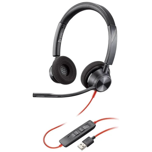 Наушники Plantronics Blackwire 3320 USB-A (213934-01): Тип крепления оголовные