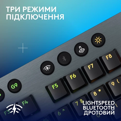 Клавіатура Logitech G915 X LIGHTSPEED Wireless Clicky Black (920-012709): Тип клавіатури игровая
