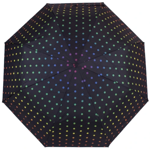 Зонт женский полуавтомат Happy Rain черный (U42278-2)