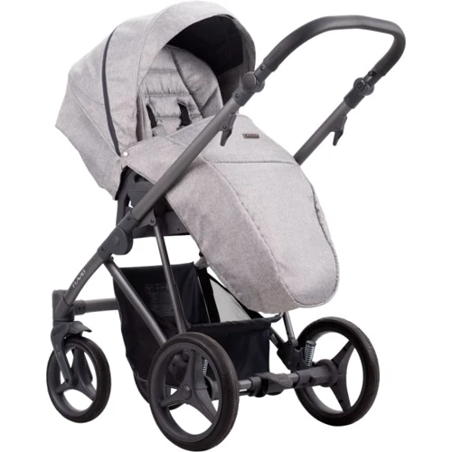 Детская коляска 2 в 1 Bebetto FLAVIO 04 light gray: Количество блоков 2