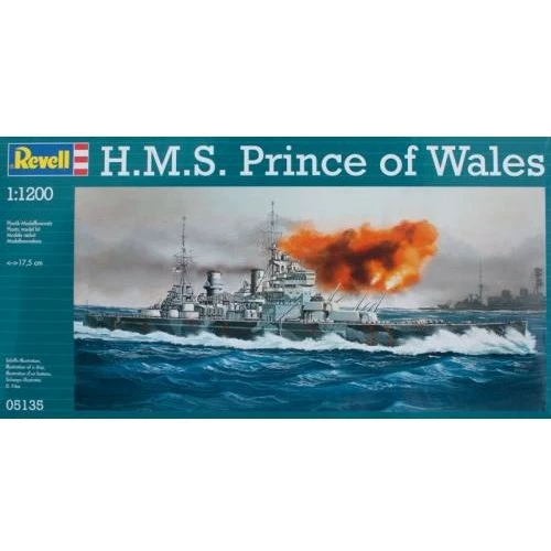 Модель Revell Линкор H.M.S Prince of Wales 1:1200 (5135): Производитель Revell