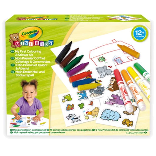 Мой первый набор для рисования CRAYOLA Mini Kids со стикерами (256287.106)