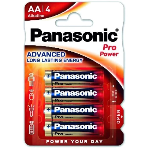 Panasonic AA bat Alkaline 4шт Pro Power (LR6XEG/4BP)