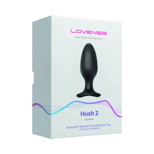 Анальная смарт-вибропробка Lovense Hush 2, размер L