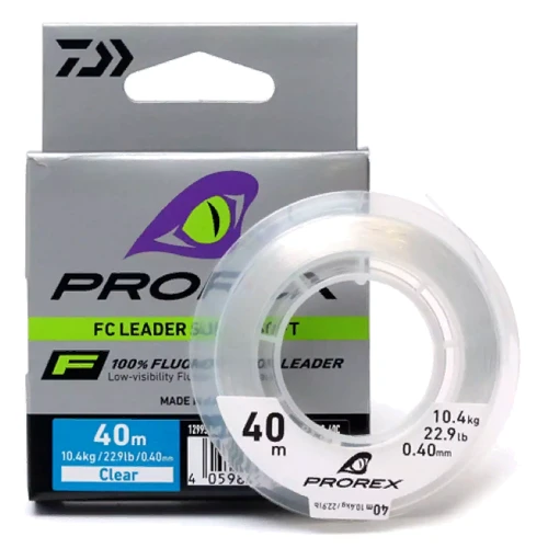 Флюрокарбон Daiwa Prorex Leader Super Soft 0.40mm 10.4kg 40m