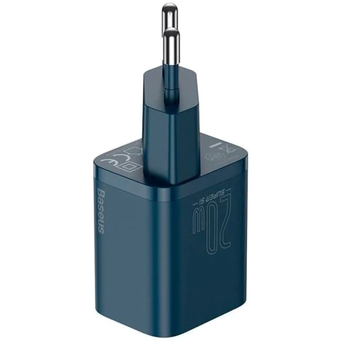 Зарядное устройство Baseus USB-C Wall Charger Super Si 20W Blue with Cable USB-C to Lightning (TZCCSUP-B03): Сила тока 2.4А и более