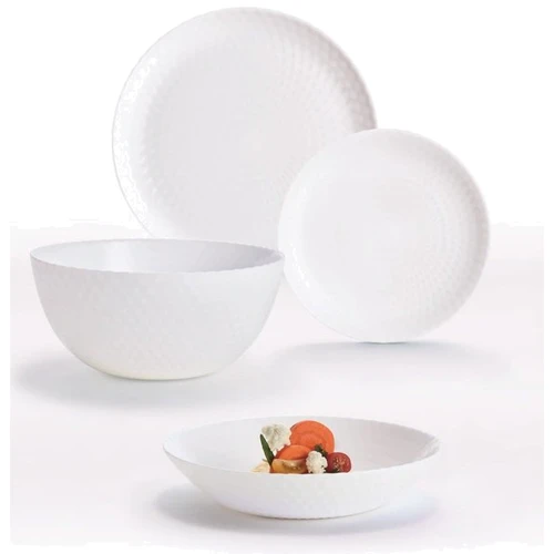 Столовый сервиз Luminarc Pampille White 19 пр. (Q6158)